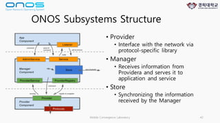 Onesis System Introduction of ONOS and core technology | PDF