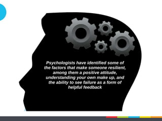 Module 1: Basics of failure!
1.  Perceptions of success and failure!
2.  Hope and fears!
3.  Achievement motivation!
Content!
 