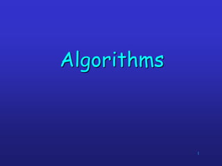 1.algorithms | PPT