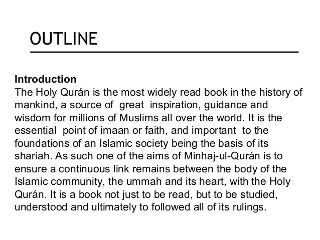 Introduction To Usul Fiqh Al Quran