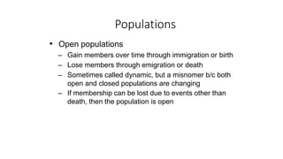 1.3 populations | PPTX | Infectious Diseases | Diseases and Conditions