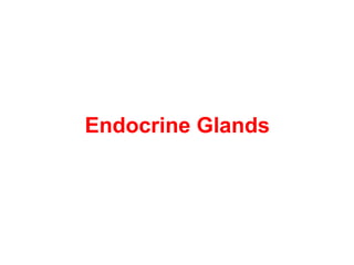 Endocrine Glands
 