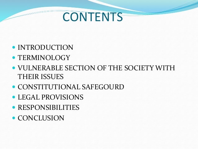 Presentation On Protective Discrimination