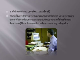 ? 2. ???????????????? (system analyst)
? ???????????????????????????????????????????????? ????????????????
?????????????????????????????????????????????????????????
??????????????????? ??????????????????????????????????????????
 