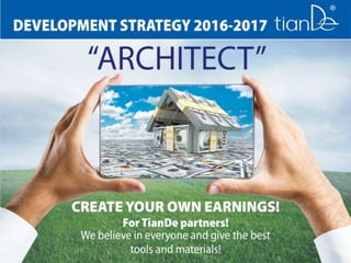 “ARCHITECT”. CREATE YOUR OWN EARNINGS!