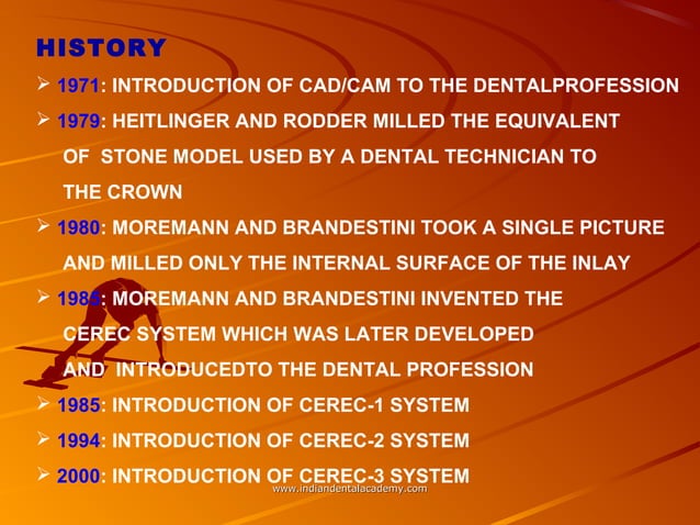 1 cerec 3 d1/ dental courses PPT