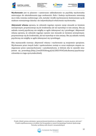 Projekt „Model systemu wdrażania i upowszechniania kształcenia na odległość w uczeniu się przez całe życie”
Projekt współf...