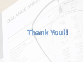 How to prepare a balance sheet.