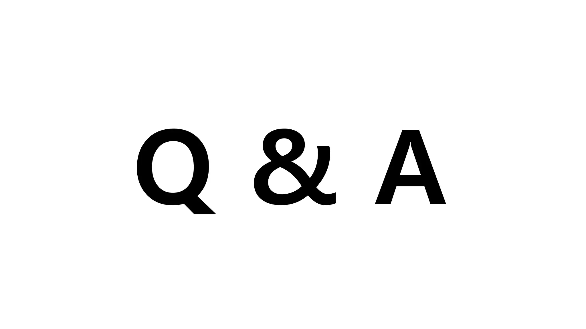 Q & A 