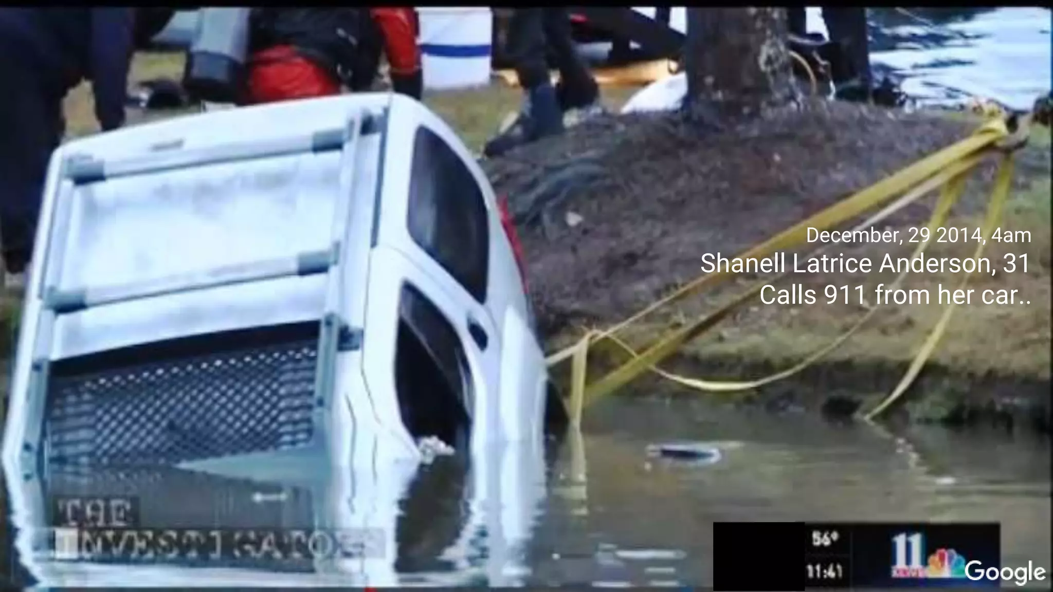 December, 29 2014, 4am
Shanell Latrice Anderson, 31
Calls 911 from her car..
 