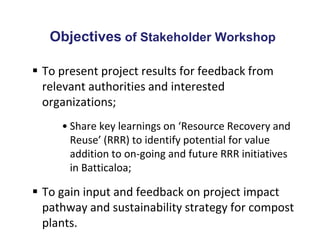 Opportunities for Sustainable Municipal Solid Waste Management Services in Batticaloa District