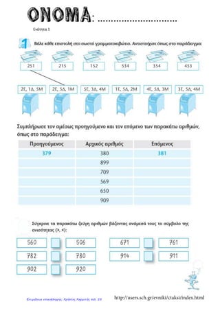 Ενότητα 1
http://users.sch.gr/evniki/ctaksi/index.htmlΕπιμέλεια επανάληψης: Χρήστος Χαρμπής σελ. 55
 