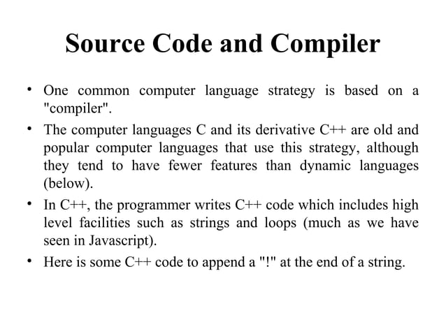 computer languages | PPT | Free Download