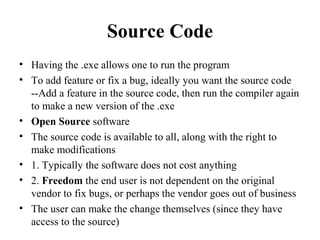 Source Code And Executable Code computer languages | PPT