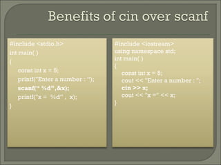 CPP Language Basics - Reference | PPT