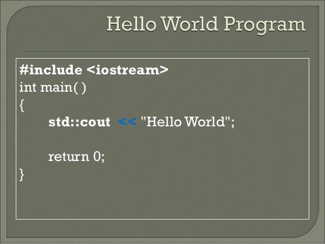 CPP Language Basics - Reference