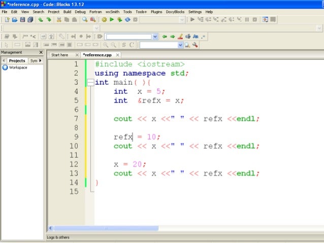 CPP Language Basics - Reference