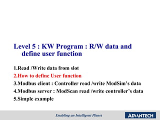 [Advantech] PAC SW Multiprog Tutorial step by step | PDF