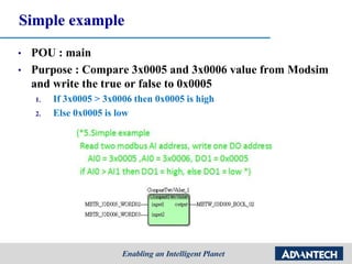 [Advantech] PAC SW Multiprog Tutorial step by step | PDF