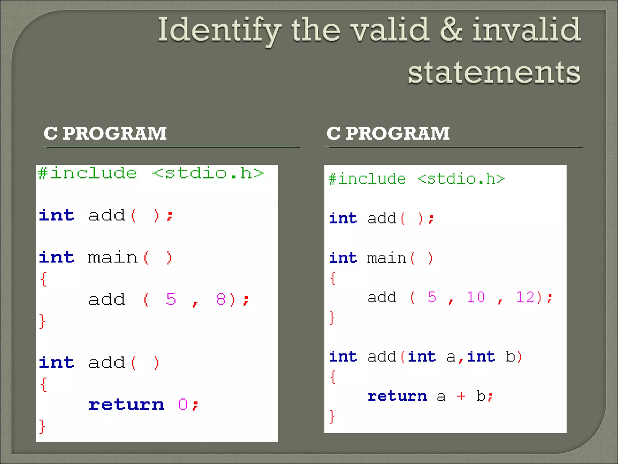 C PROGRAM C PROGRAM
 