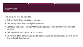 Sources of data | PPT