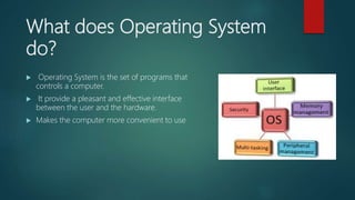What is Operating System, Utility program,virus and anti_virus | PPTX