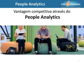 11
Vantagem competitiva através do
People Analytics
People Analytics
 