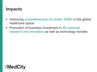 “Adding Value through Partnerships: the MedCity Experience”, SIMON HOWELL