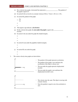 Chapter 2 forces and motion | PDF