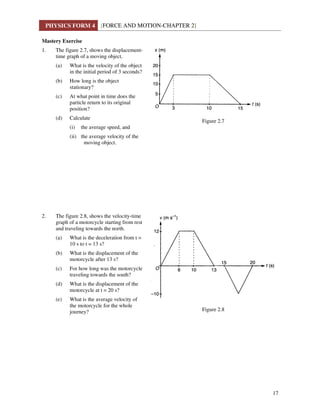 Chapter 2 forces and motion | PDF