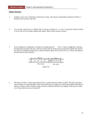 Chapter 2 forces and motion | PDF