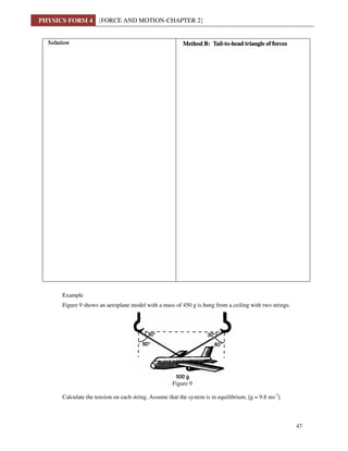 Aroplain String Chapter 2 forces and motion | PDF