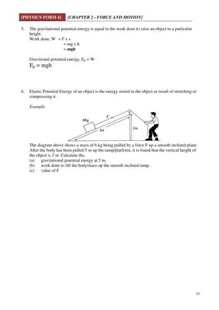 Chapter 2 forces and motion | PDF