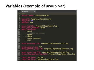 Variables (example of group-var)
 
