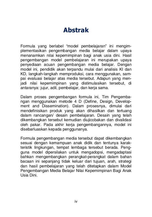 Ebook Media Pembelajaran Anak Usia Dini | Gratis Download File PDF