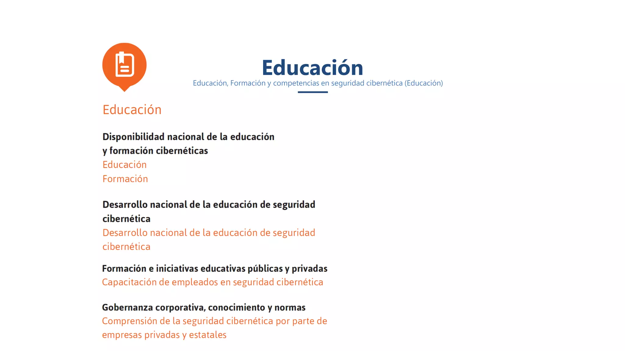 EducaciónEducación, Formación y competencias en seguridad cibernética (Educación)
 