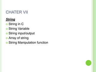1. c or c++ programming course out line | PPT