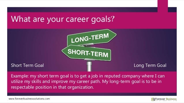 10 interview questions and answers to help you crack the dream job of short term goal ideas