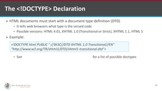 HTML Basics by software development company india | PPT