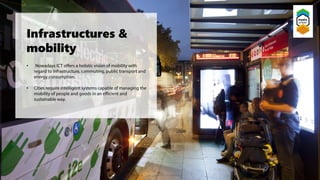 Infrastructures &
mobility
•
•
 