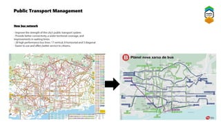 Public Transport Management
New bus network
 