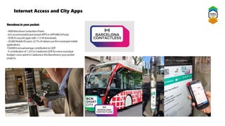 Barcelona in your pocket:
Internet Access and City Apps
 