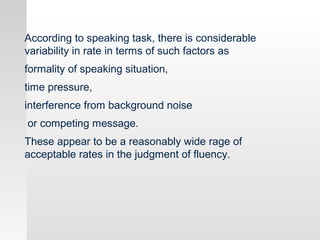 1. fluency introduction | PPT