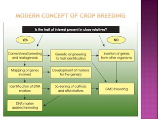 Conventional and non conventional methods of crop improvement | PPTX