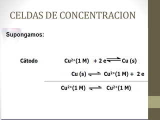 CELDAS DE CONCENTRACION
 