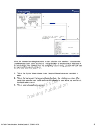 1. gen1 evolution and architecture of t24-r10.01