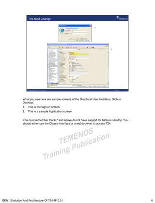 1. gen1 evolution and architecture of t24-r10.01