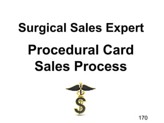 Sales Expert
Procedural Card
Process
170
 