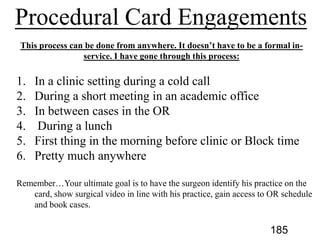 This process can be done from anywhere. It doesn’t have to be a formal in-
service. I have gone through this process:
185
 