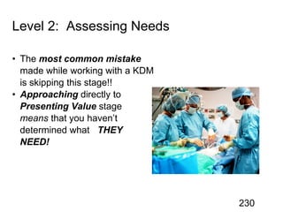 most common mistake
Approaching
Presenting Value
means
THEY
NEED!
230
 